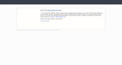 Desktop Screenshot of predigten.de