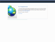 Tablet Screenshot of predigten.de